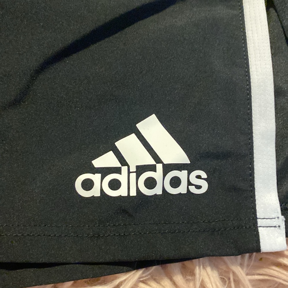 NWOT: adidas Black Mini Skirt with White Trim - Picture 4 of 14